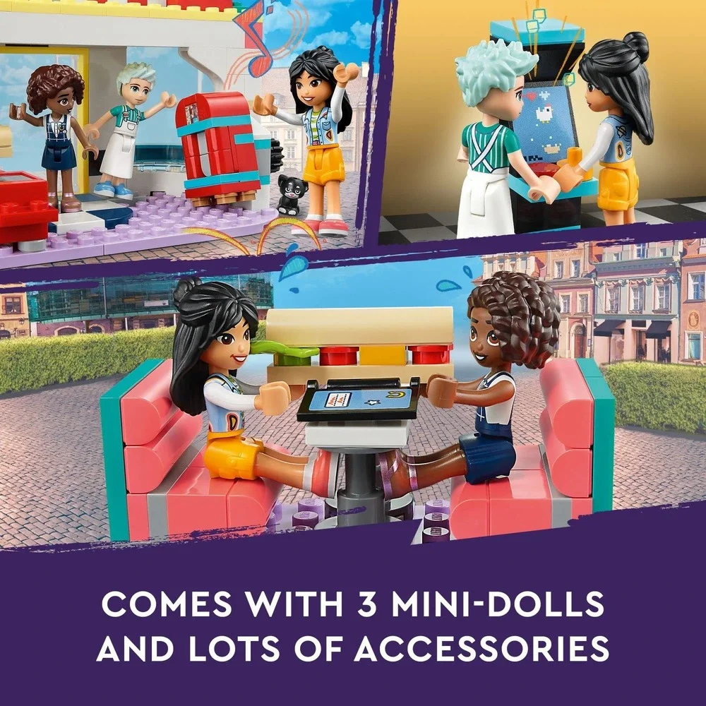 LEGO Friends Heartlake‎ Downtown Diner 41728 Restaurant Building Set New Sealed